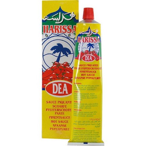 Harissa Condiment In Tube - Spicy 120 Gr (15 Pack)