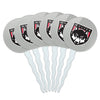Western Oregon University Secondary Logo Cupcake Picks Toppers Decoration Set of 6