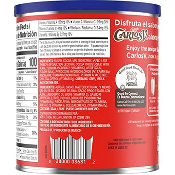Nestle Carlos V Chocolate Drink Mix, 14.1-Ounce Containers (Pack Of 12)