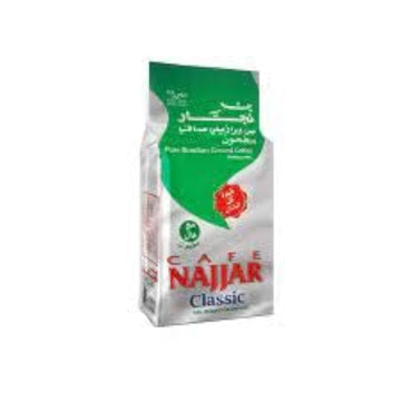 Caf Najjar, Turkish Coffee With Cardamom, 200 Gr, 100% Arabica Coffee Beans, Ground Coffee, Dark Roast, Lebanese Coffee, Arabi