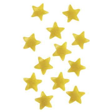 Wilton Edible Accents Gold Stars - Add An Edible Glimmering Touch To Your Cookies, Cakes And Cupcakes, Sprinkle In Drinks For A
