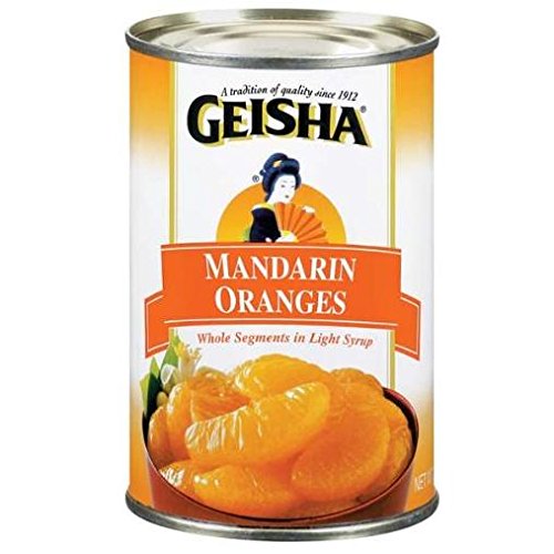 Geisha Premium Mandarin Oranges in Light Syrup (Pack of 3) 15 oz Cans