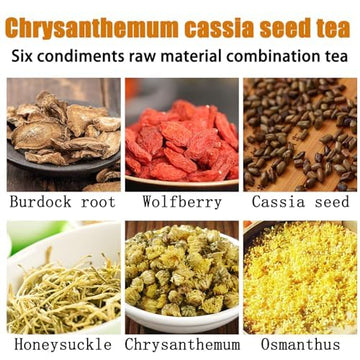 Sirdika Liver Tea Formula Chrysanthemum, 60Pcs/2Bags Chrysanthemum Liver Tea, Chrysanthemum Cassia Seed Tea, Chinese Herbal Tea