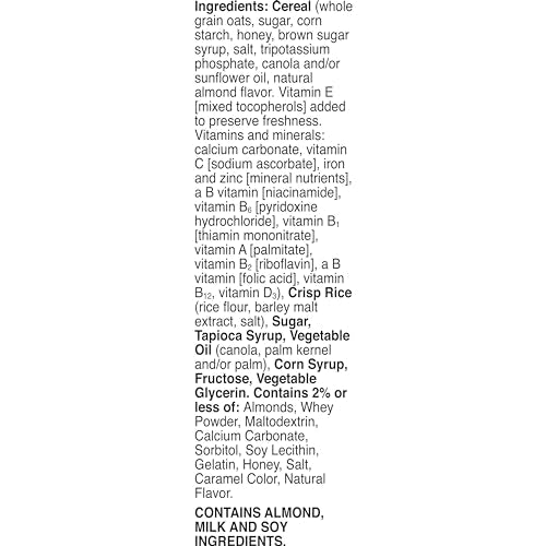 Honey Nut Cheerios Breakfast Cereal Treat Bars, Snack Bars, 8 Ct