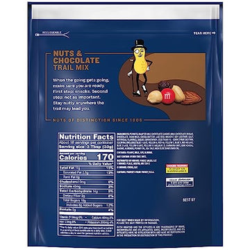 Planters Nut and Chocolate Trail Mix, 2 oz Single Serve Bags, Pack of 72, Paper