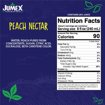 Jumex Peach Nectar, 32.4 Fl Oz