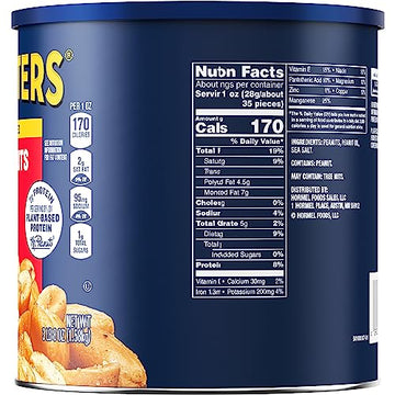 Planters Salted Peanuts (56 oz Canister) (Pack of 2)