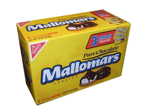 Mallomars Pure Chocolate Cookies 8 Ounce Box (Pack Of 3)