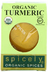 Spicely Organic Turmeric Powder 0.45 Ounce ecoBox Certified Gluten Free