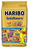 Haribo Goldbears and Wildberry Goldbears Minis Fat-Free 150 ct.