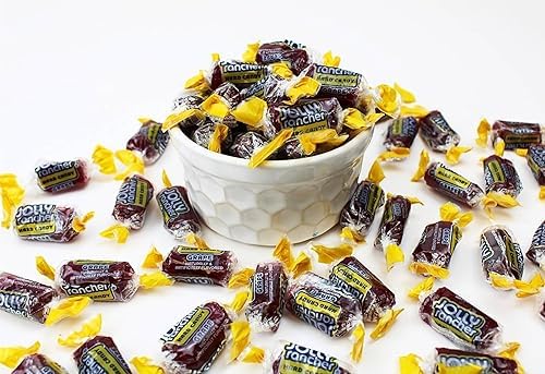 QUEEN CITY CANDY CAVE Jolly Ranchers Hard Candy - Grape Flavor, 2 Pound Bulk, Individually Wrapped, Purple