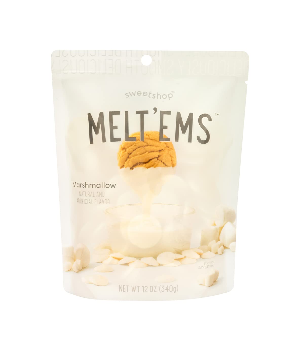 Sweetshop Melt ems Marshmallow flavored 12oz Chocolate Candy Melts