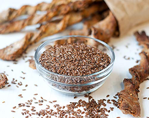 Food To Live Brown Flax Seeds, 8 Pounds Raw Whole Flaxseed, Kosher, Vegan, Bulk. High Dietary Fiber Food. Rich In Omega-3 Fats.