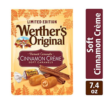 Werther'S Original Soft Cinnamon Crme Caramels, 7.4 Oz Bag