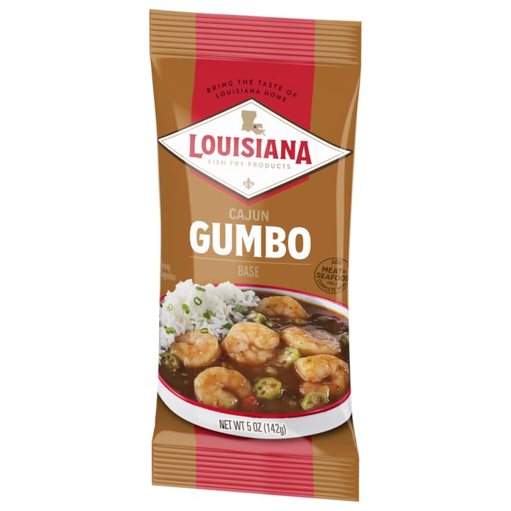 Louisiana Fish Fry Gumbo Base - Authentic Cajun Flavor - 5 oz. (Pack of 2)