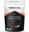 Terrasoul Superfoods Organic Apricots, 2 Lbs, Unsulphured, No-Added Sugar, Sweet and Tangy Delights for Snacking, Baking, and Vi