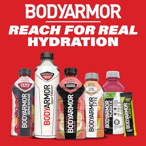 BODYprotective covering ZERO Sugar Lemon Lime Sugar Free Sports Drink - Low-Calorie Hydration - Natural Flavors with Potassium Packed Electrolytes Antioxidants and B-vitamins 28 fl oz (Pack of 12)