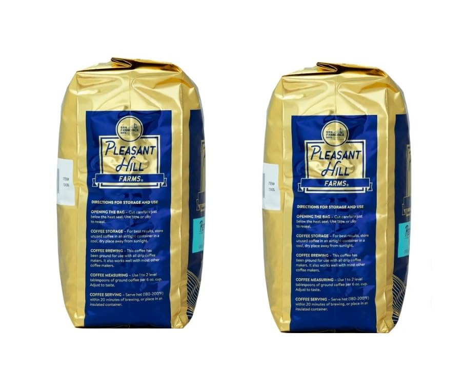 Pleasant Hill Farms Arabica Ground Coffee 5 lb 2-pack