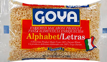 Goya Foods Alphabet (Letras) Pasta, 7 Ounce (Pack Of 20)