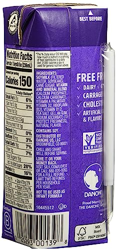 Silk Very Vanilla Soy Milk, 0.73 oz, Pack of 18, Dairy-Free, Non-GMO, Plant-Based Beverage