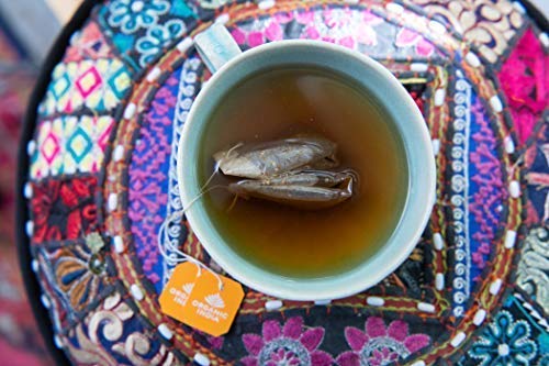 ORGANIC INDIA Tulsi Herbal Tea - Loose Leaf Holy Basil, Caffeine-Free, 3.5 oz Canister