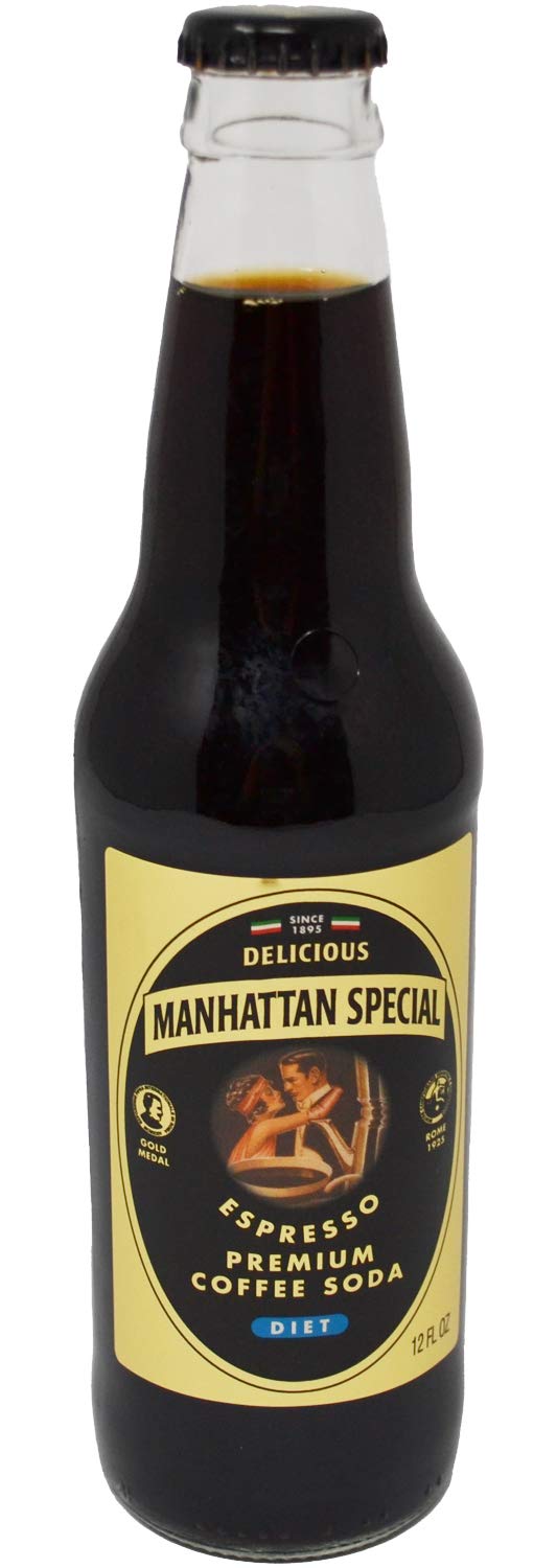 Manhattan Special - Diet - Espresso Premium Coffee Soda - 12 oz (24 Glass Bottles)