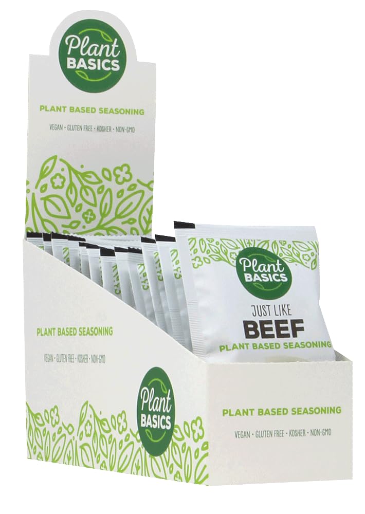 Plant Basics - Plant Based Seasoning, Just Like Beef, 2 Ounce, Vegan, Gluten Free, Kosher, Non-Gmo