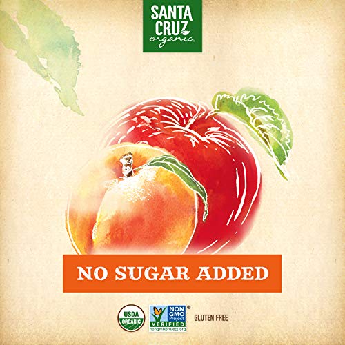 Santa Cruz Organic Apple Peach Sauce, 4 Ounce - 6 Count (Pack Of 6)