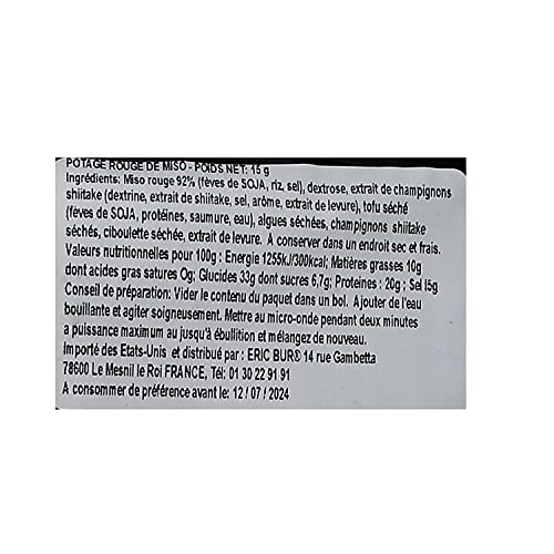 Sushi Chef, Soup Red Miso, 0.53 Oz (Pack Of 12)