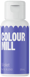 Colour Mill Oil-Based Food Coloring, 20 Milliliters Violet