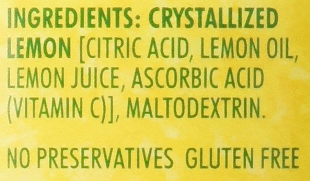 True Lemon Crystalized Lemon Shaker, 10.6 Oz