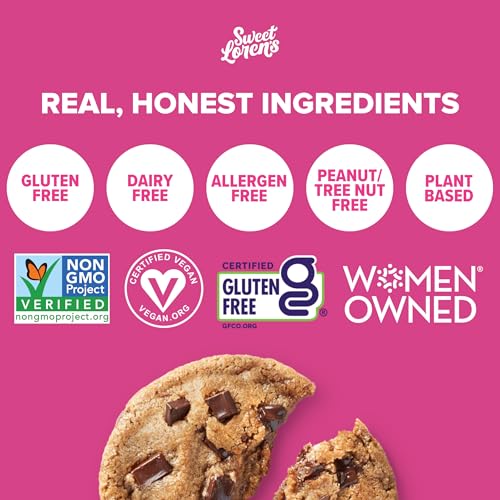 Sweet Lorens Gluten Free & Vegan Less Sugar Chocolate Chunk Cookie Dough