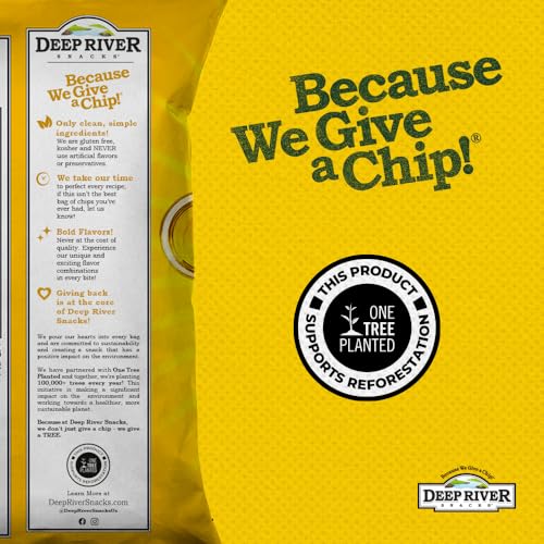Deep River Snacks Kettle Chips, Rosemary & Olive Oil, 2-Ounce Bags (Pack Of 24)