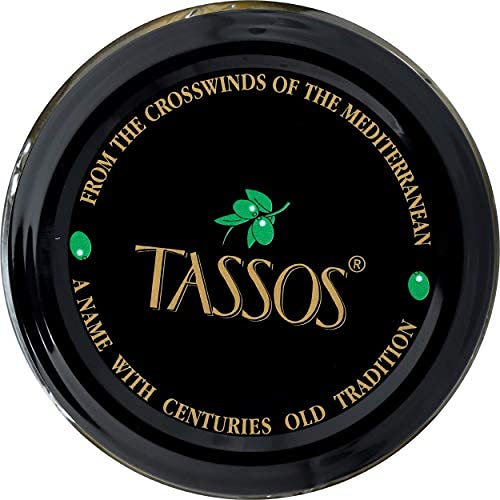 Tassos Almond Stuffed Halkidiki Super Colossal Olives 2/12.91Oz. (2 Pack)
