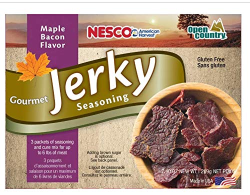 Nesco Bjm-6, Gourmet Jerky Seasoning, Bacon Maple Flavor, 3Count, 7.40 Ounce (Pack Of 1)