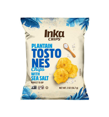 Inka Sea Salt Flavored Tostones Chips, Gluten Free, Non Gmo, 4 Ounces (Pack Of 6)
