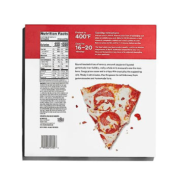 365 Everyday Value, Pepperoni Thin Crust Pizza, 13.3 oz, (Frozen)