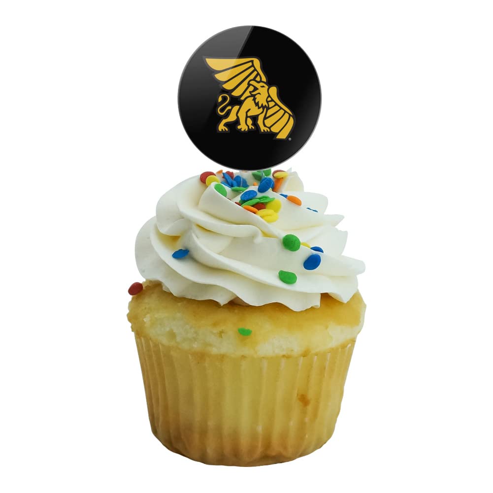 Missouri Western State University Secondary Logo Cupcake Picks Toppers Decoration Set Of 6