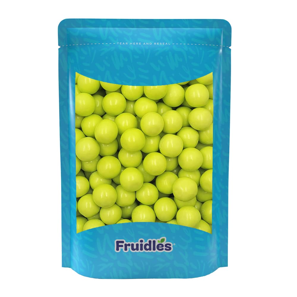 Fruidles Limeade Chewing Gum Balls Flavored Candy Buffet Treats, Machine Size Refills, Kosher Certified Parve, 1 Inch (2 Pounds)