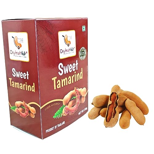 DRY FRUIT HUB Dried Sweet Tamarind 250Gms, Meethi Imli (Thailand Tamarind), Sweet Imli, Meethi Imli, Imli Meethi