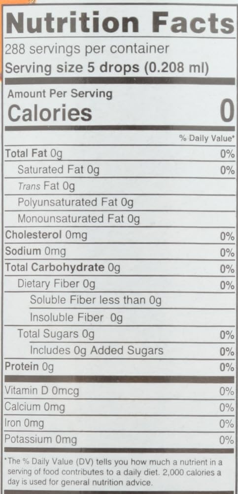Sweet Leaf Sweet Drops Sweetener Valencia Orange