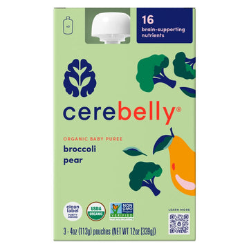 Cbel Broc Pear Puree ( 6 X 3 Pk   )