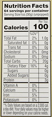 Organic Popcorn Kernels - 4Lb Resealable Bulk Jug Of Yellow Gourmet Popping Corn For Microwave, Stovetop, And Popper Machine By