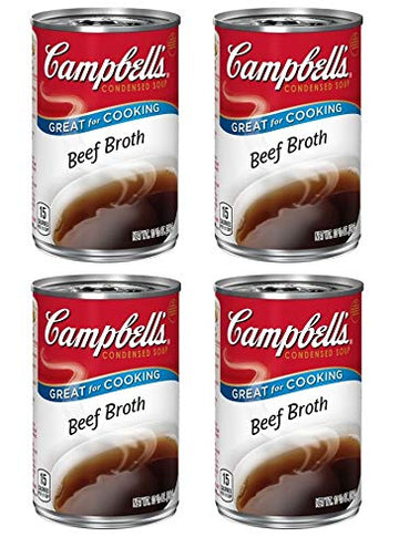 Campbell's Beef Broth, 10.5 oz (Pack of 4)