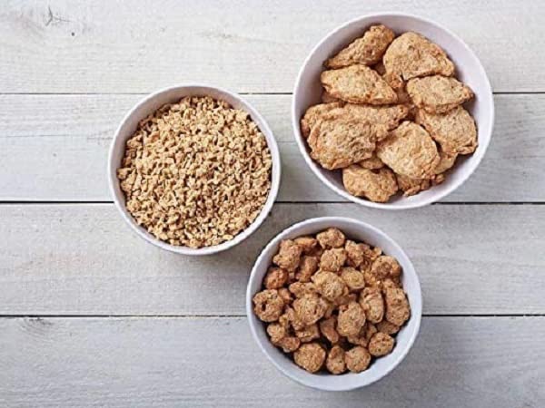 Mong Lee Shang Vegan Textured Vegetable Protein, Meatless Slices, Textured Soy Protein 11 Lb (Meat Sliced)