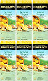 Bigelow Tea Lemon Ginger Herbal Tea Bags, 28 Count (Pack of 6), All Natural, Gluten Free