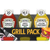 Heinz Tomato Ketchup, Sweet Relish & Yellow Mustard Grill Pack, 3 Ct Pack