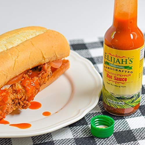 Elijahs Xtreme Original Roasted Pepper Hot Sauce, Made with Fire Roasted Cayenne & Jalapeo Peppers, Mild Hot Sauce, All Natural