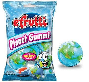 E Frutti Planet Gummi - Gummy Candy - 2.6 OZ (6 Pack)