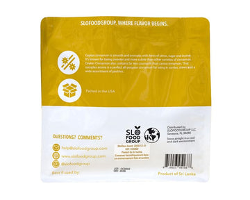 Slofoodgroup Ceylon Cinnamon Sticks - Pure Ceylon Quills - 12 Oz - Brown - 5 Inch Cut from Sri Lanka